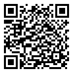 QR-Code - schickes Clandesign / Blau - Weiß
